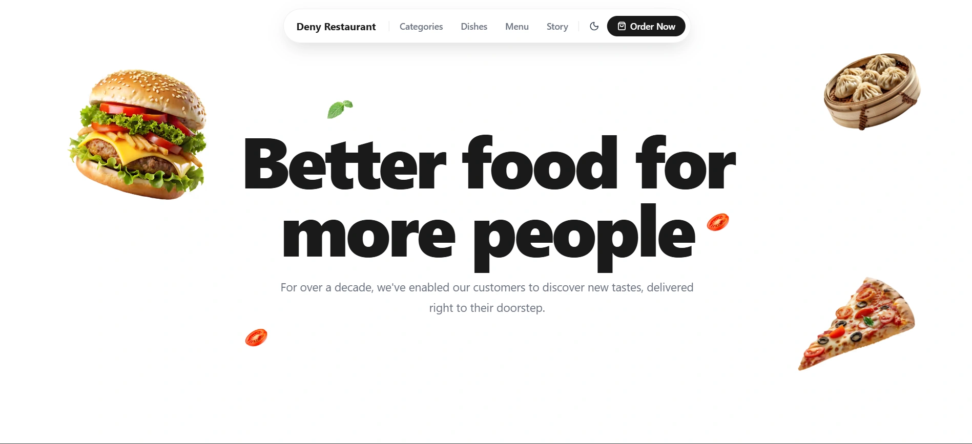 Deny Restaurant - Kalcer Restaurant design preview